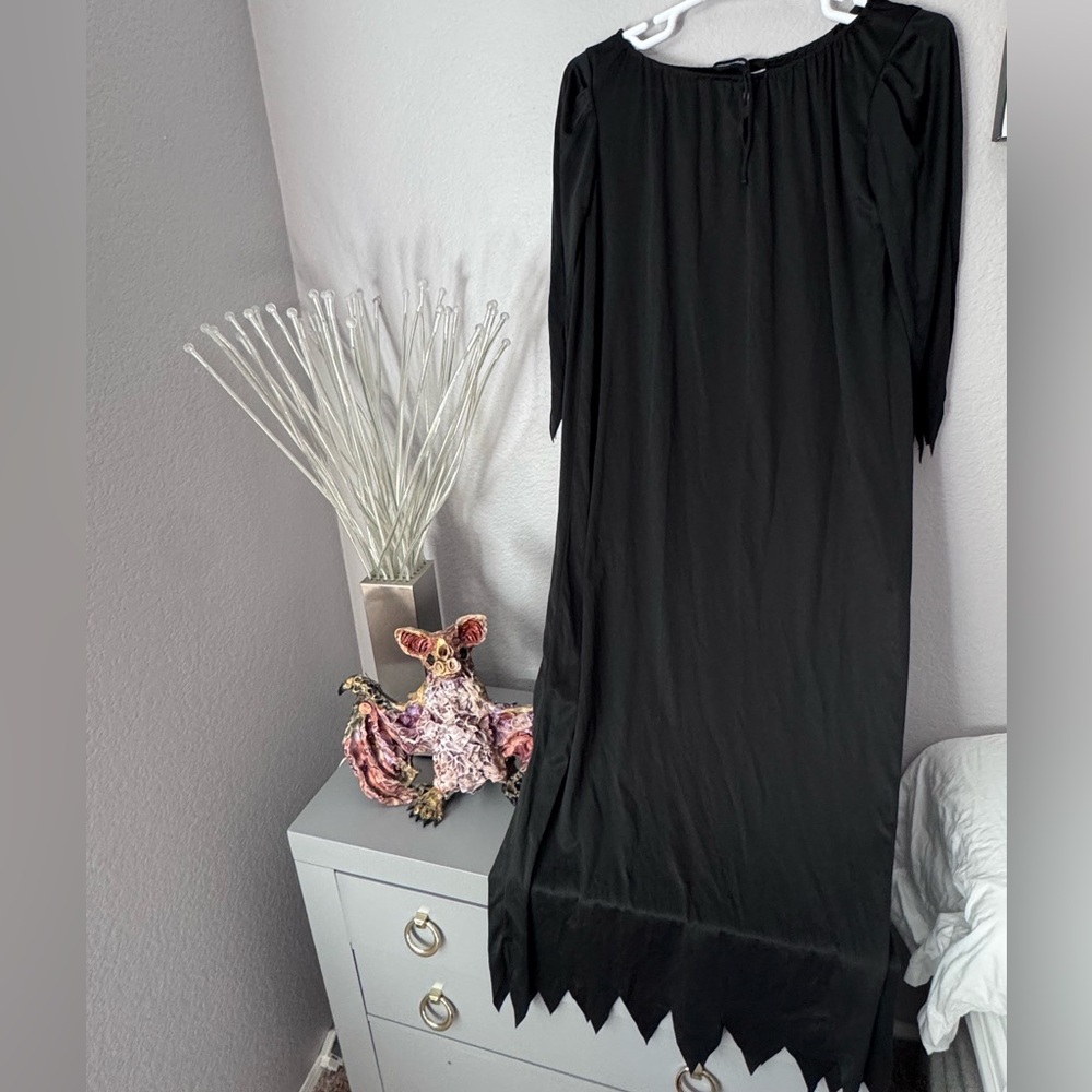 Witches Costume 🎃 Black Maxi Dress For Halloween.  👻 Adult Small